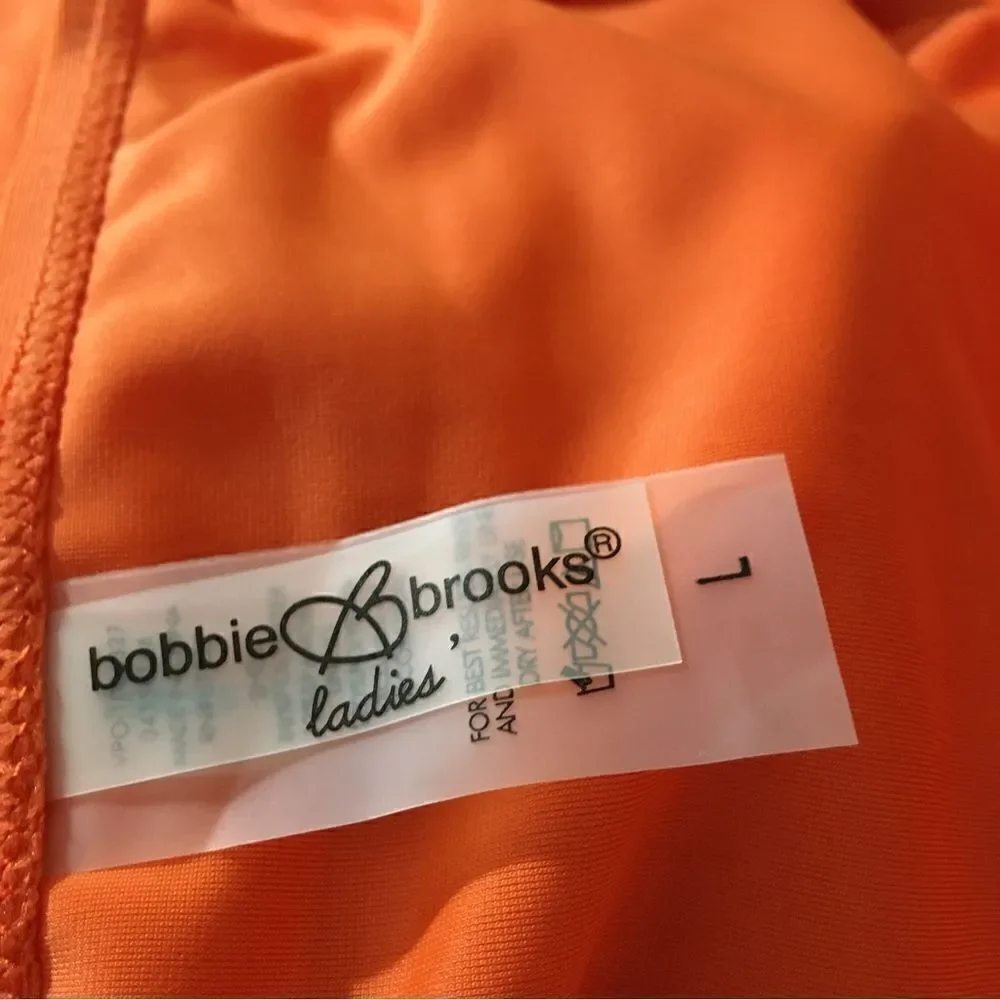 Bobbie Brooks NWT Orange Two Piece Swimset Size L